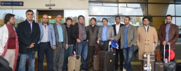 A Delegation of Afghan Journalists visits Russia
